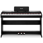 Donner DDP 95 88 Key Weighted Hammer Upright Digital Piano, Black